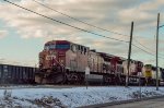 CP AC44CW Locomotives in the yard